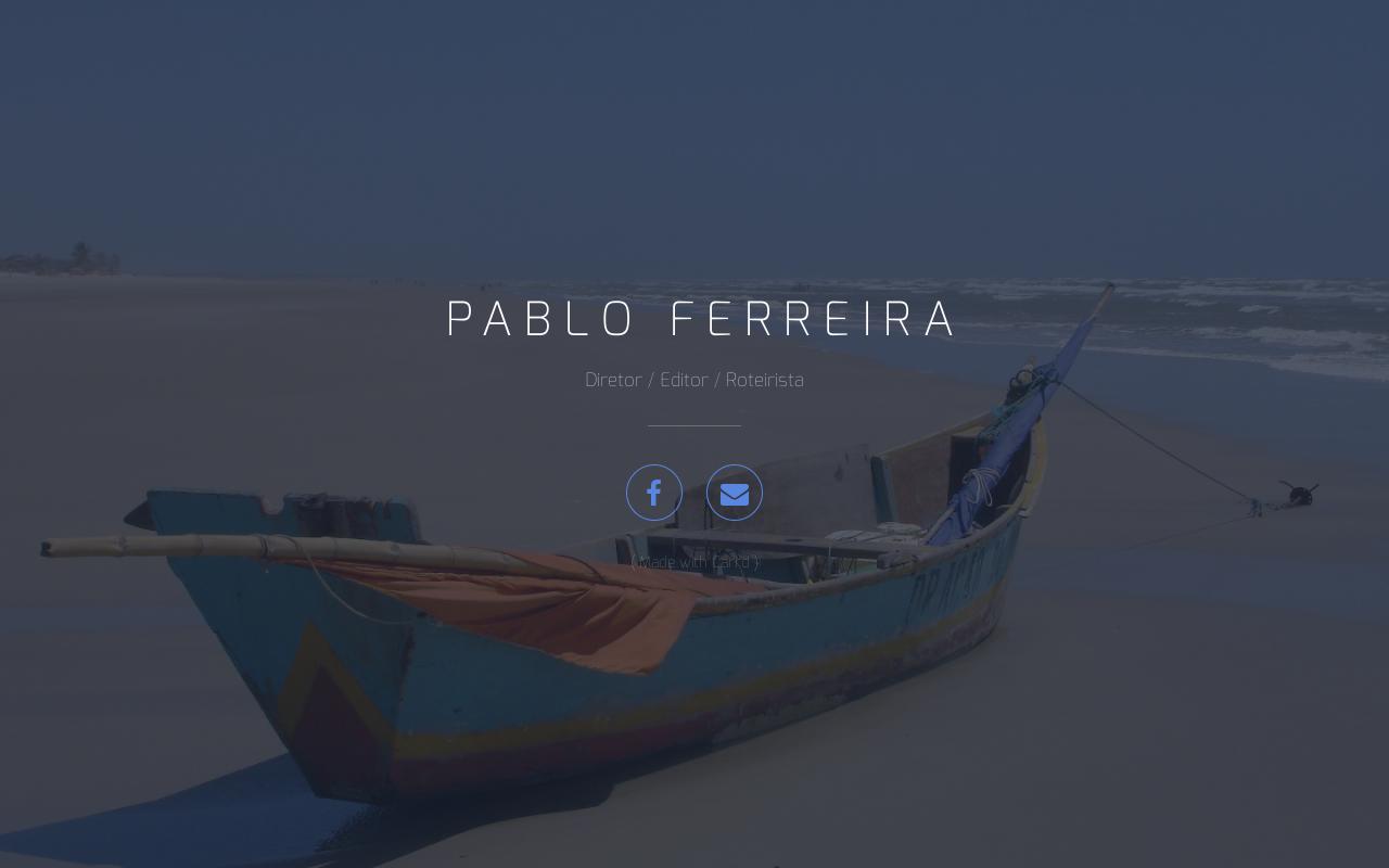 Carrd profile picture for @pablo